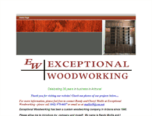 Tablet Screenshot of exceptionalwoodworking.com
